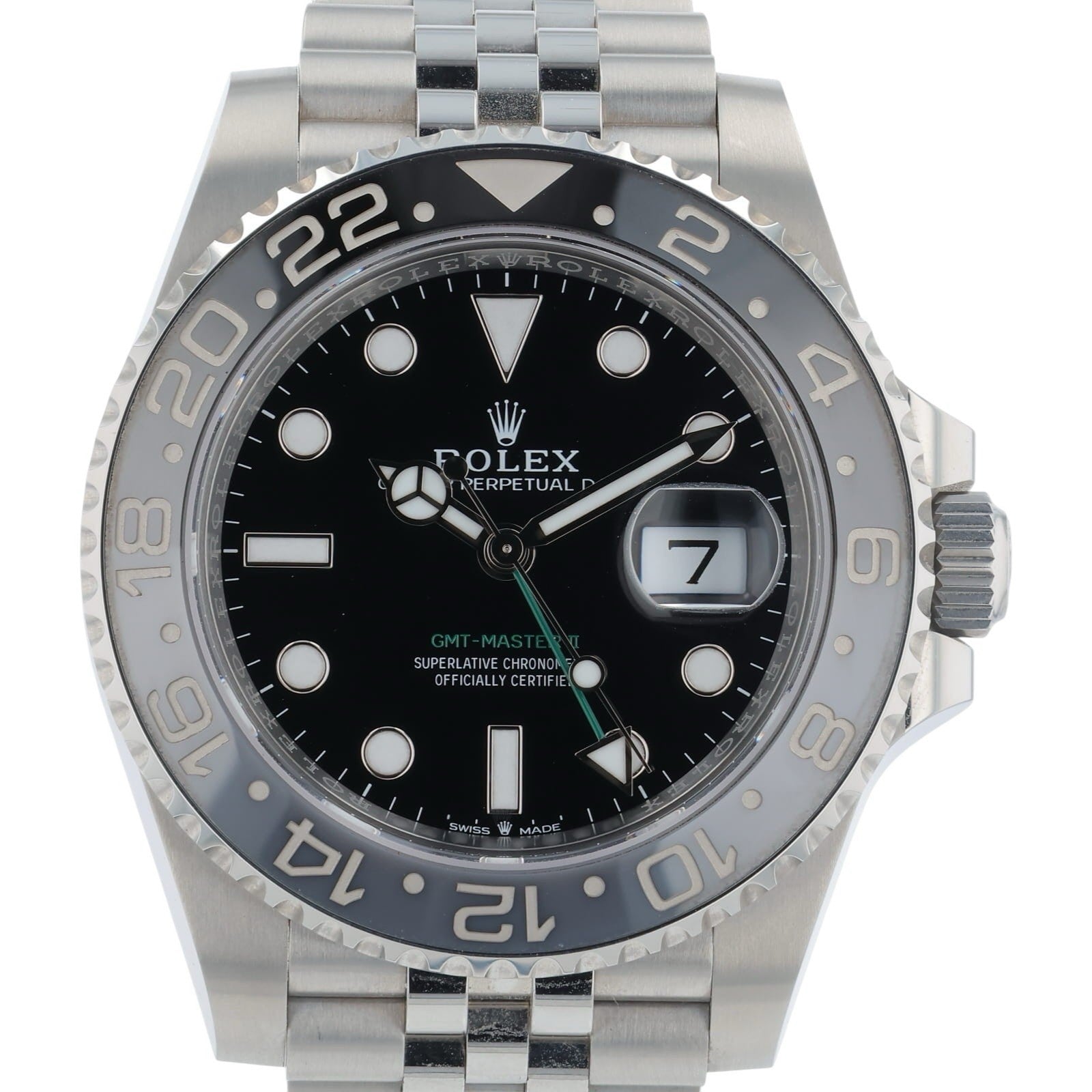 Rolex GMT-Master II Bruce Wayne Steel Black Dial 40mm Automatic Mens 126710GRNR