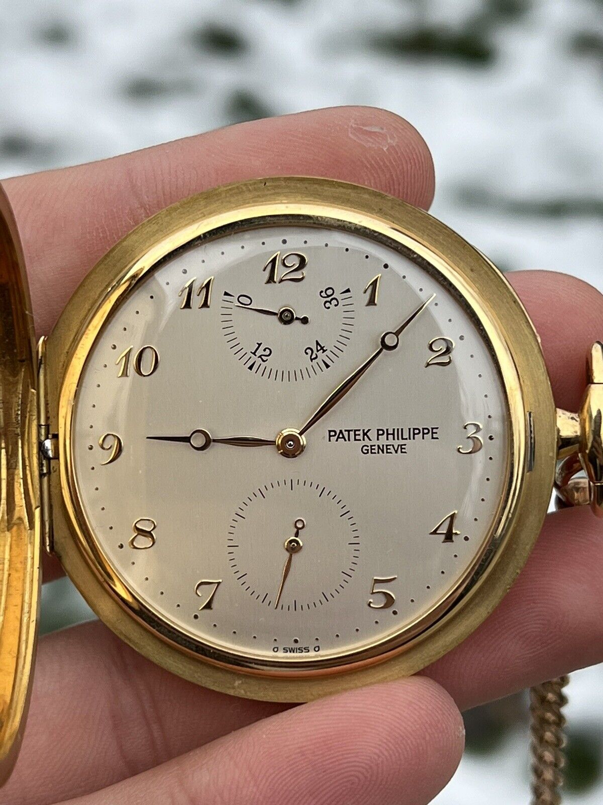 Patek Philippe 983J-001 18K Gold Pocket Watch