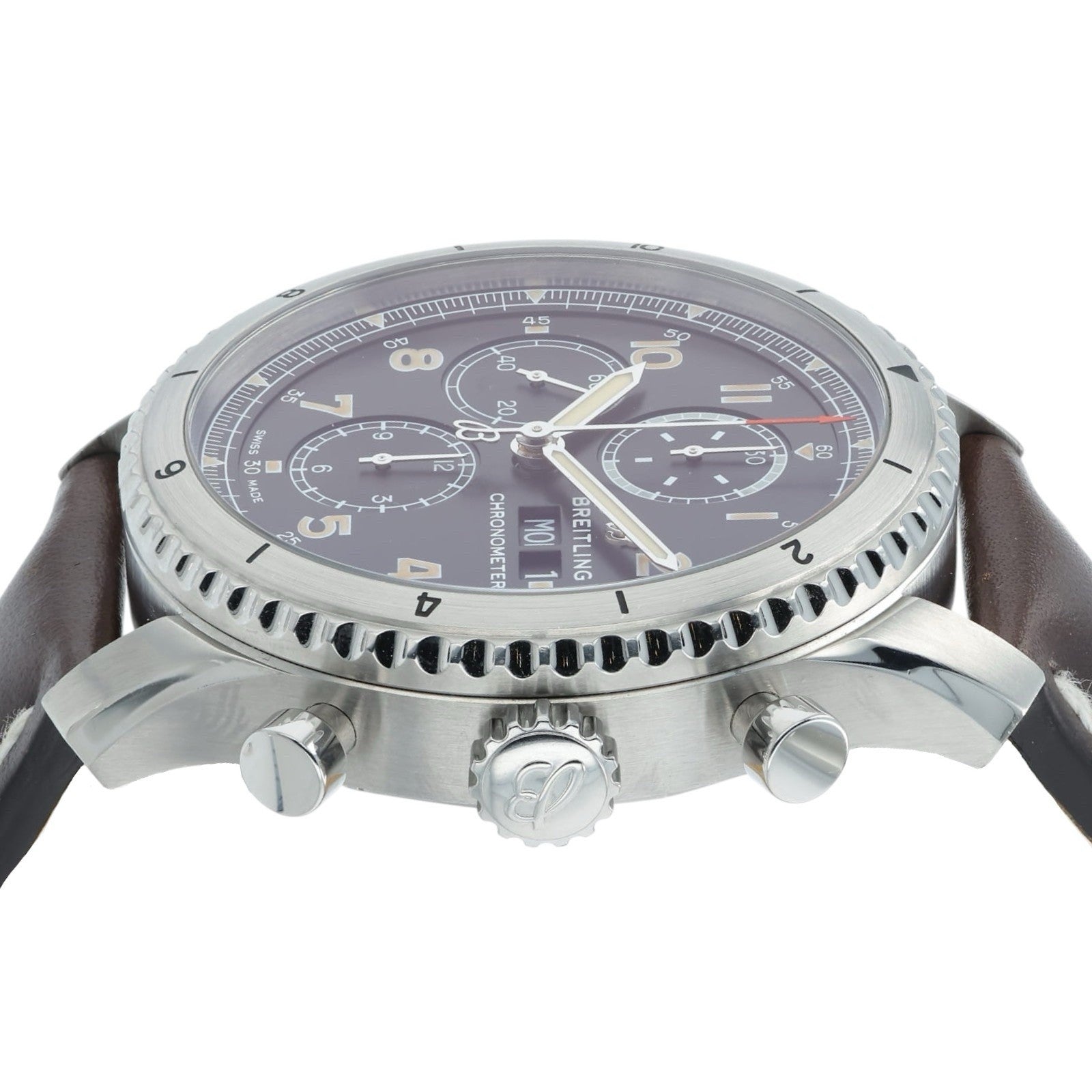 Breitling Aviator 8 Black Dial Stainless Steel 43mm Automatic Men’s Watch A13316