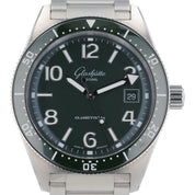 Glashutte Original Sea Q Steel Green Dial 39.5mm Automatic Mens 1-39-11-13-83-70