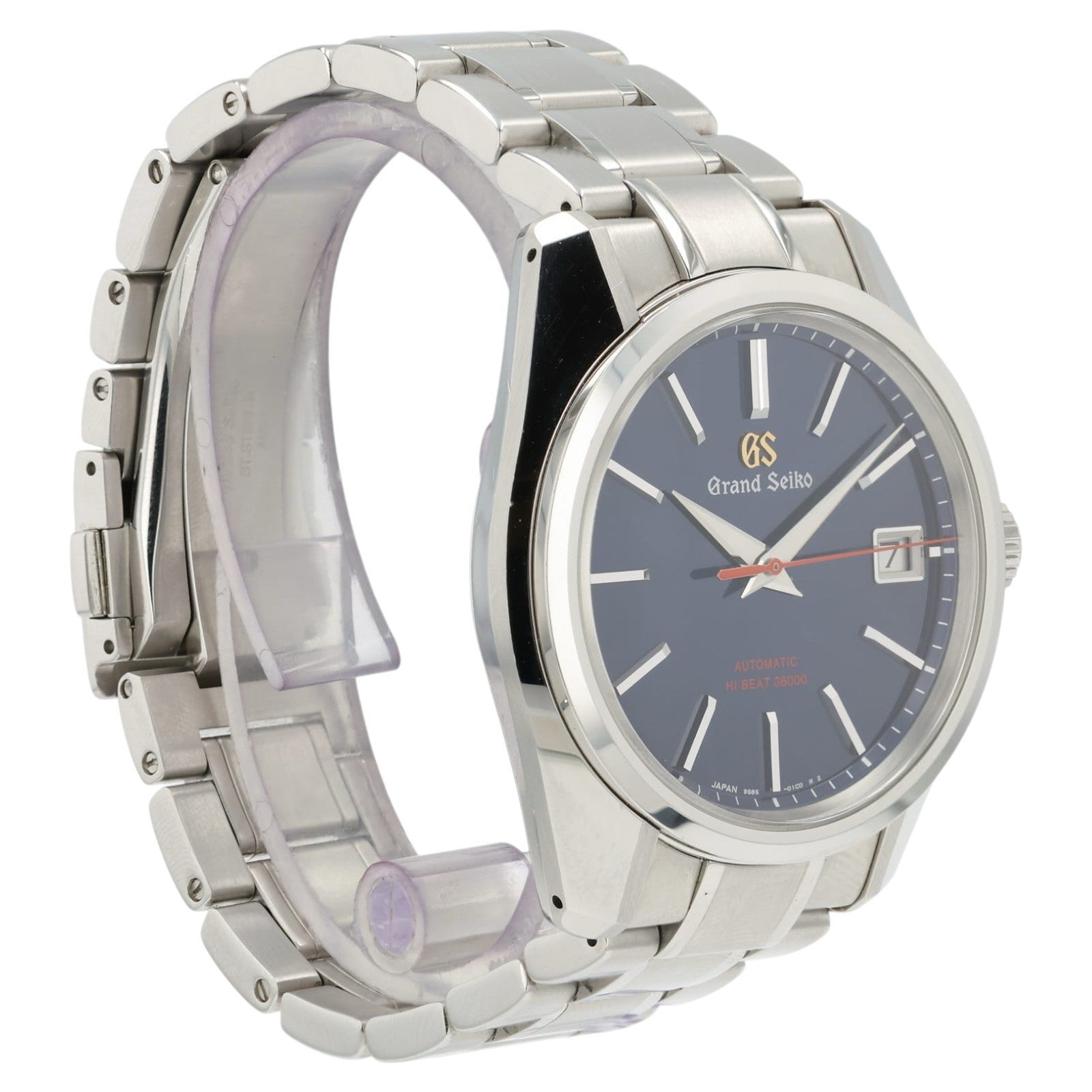 Grand Seiko Heritage Superman Blue Dial Steel 40mm Automatic Mens Watch SBGH281
