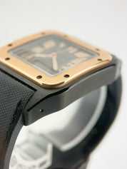 Cartier Santos 100 Gold & Steel Black Dial 38mm Automatic Men's Watch W2020009