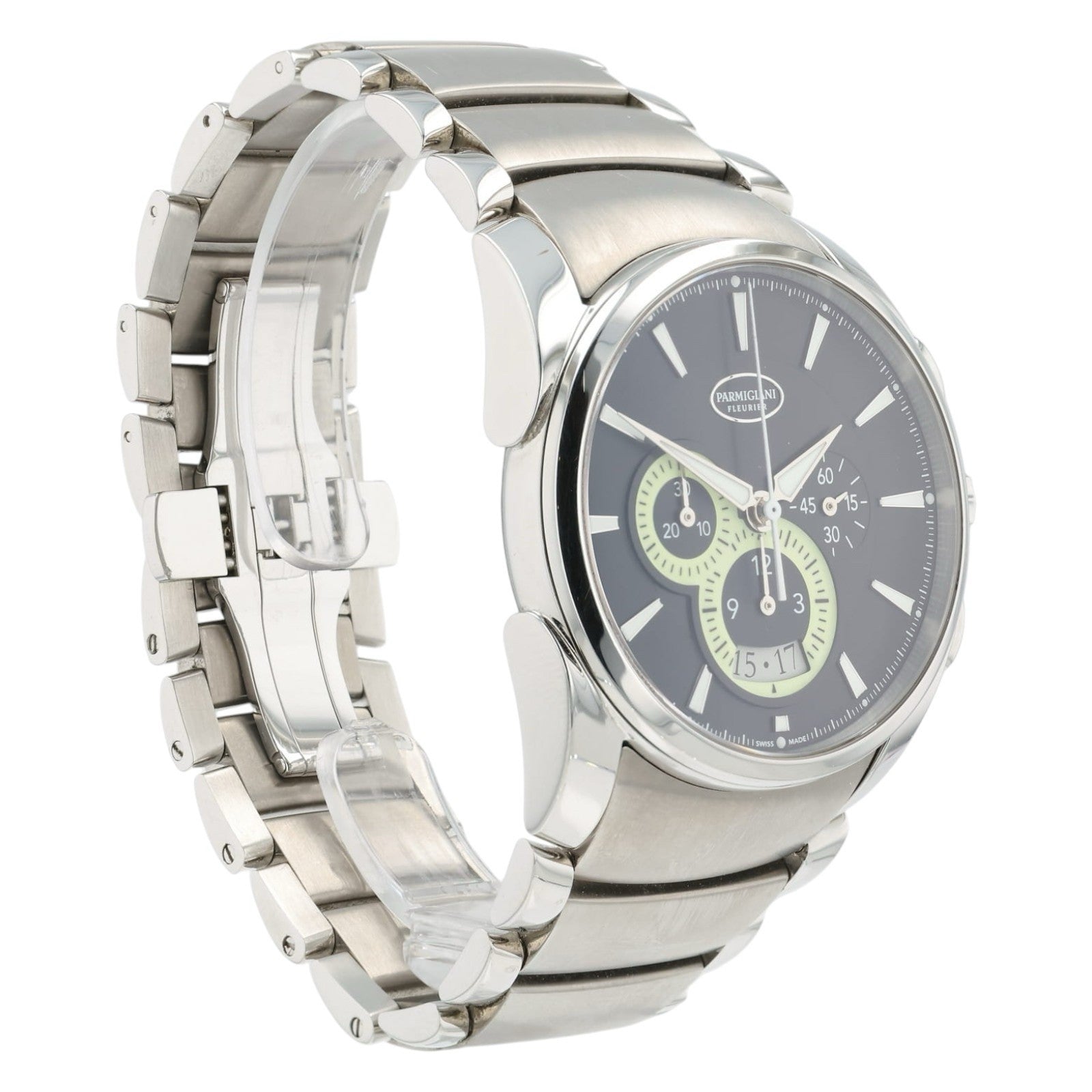 Parmigiana Fleurier Tonda Black Dial Steel 40mm Automatic Men’s Watch PFC274