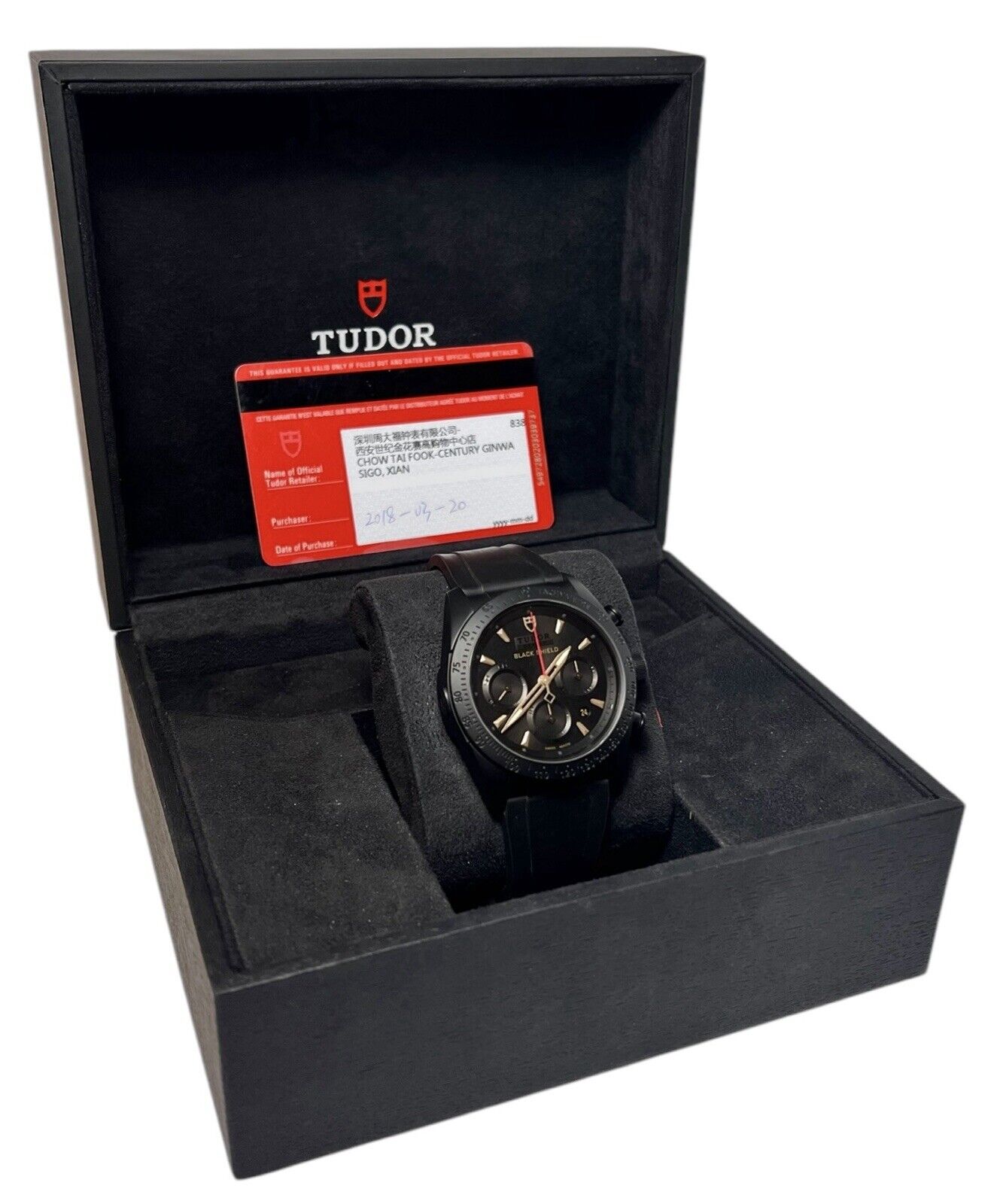 Tudor Fastrider Black Shield Ceramic Black Dial 42mm Automatic Men’s 42000CN