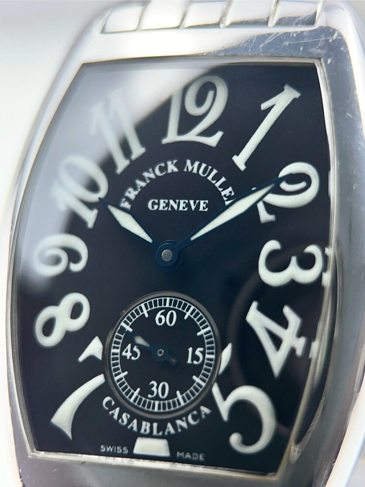 Franck Muller Casablanca Steel Black Dial Manual Wind Men’s Watch 7500SC - B/P