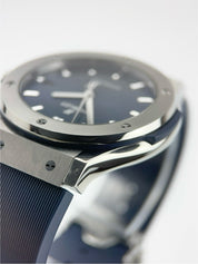 Hublot Classic Fusion Titanium Blue Dial 45mm Automatic Mens 511.NX.7170.RX