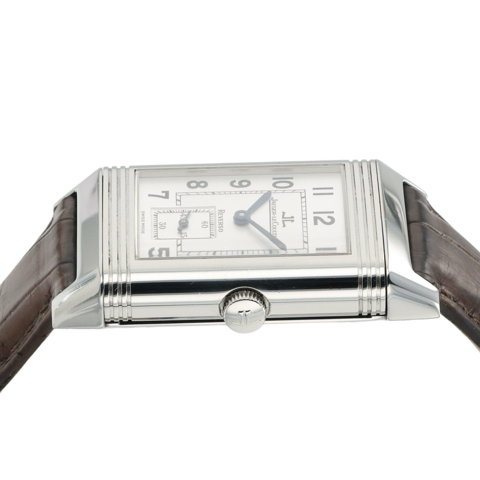 LeCoultre Reverso Silver Dial Steel 26mm Manual Wind Men’s Watch 270.8.62