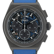 NEW 2025 Zenith Defy El Primero Titanium Blue Dial 44mm Watch 97.9001.9004