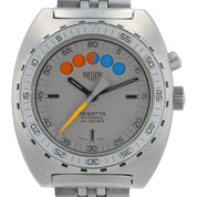 Heuer Regatta Timer Grey Dial Stainless Steel 42mm Automatic Men’s Watch 134.603
