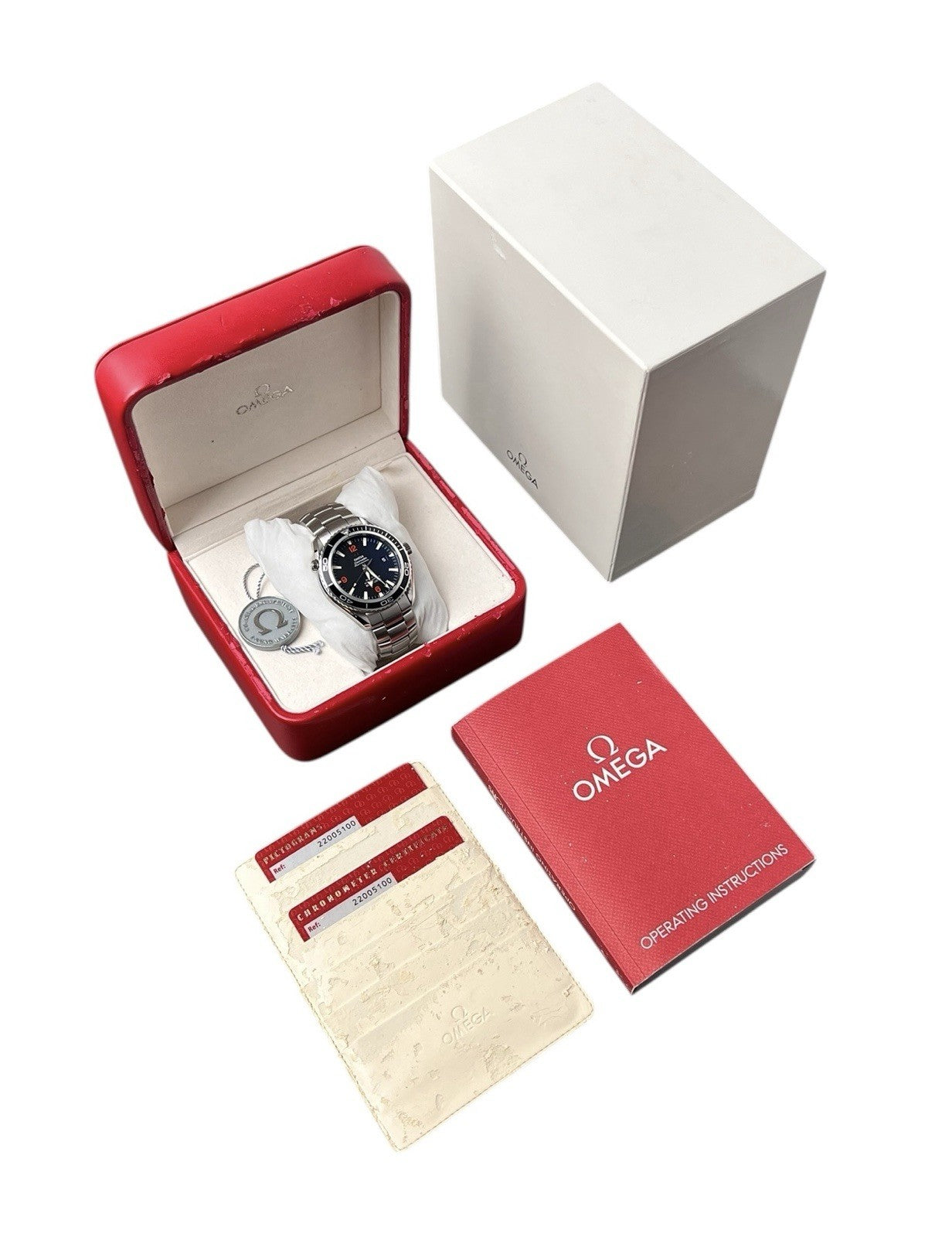 Omega Seamaster Planet Ocean Steel Black Dial 45mm Automatic Mens 2200.51.00