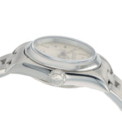 Rolex Oyster Perpetual Stainless Steel Silver Dial 24mm Automatic Womens 67180
