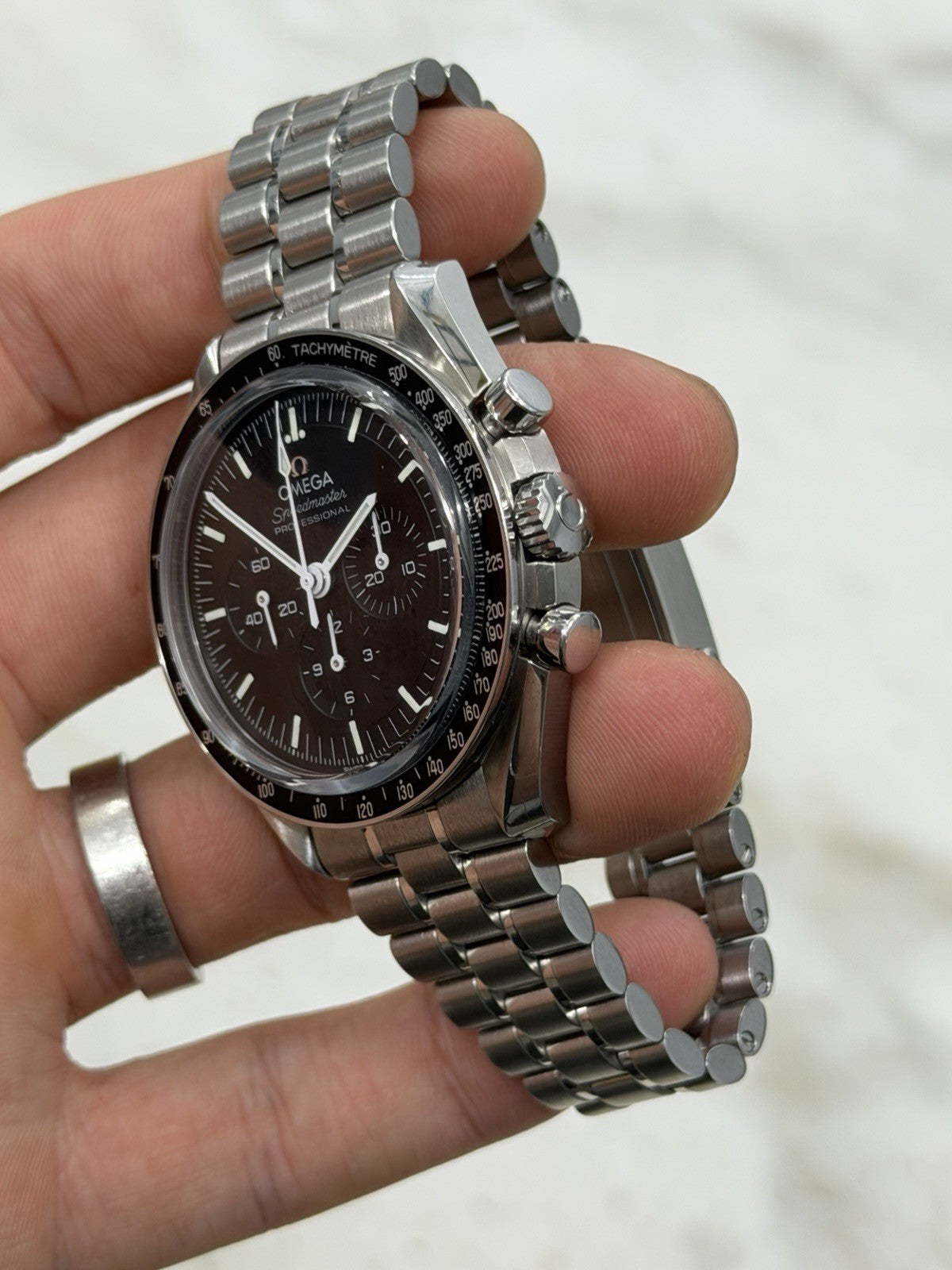 2025 Omega Speedmaster Moonwatch 42mm Black Dial Watch 310.30.42.50.01.002