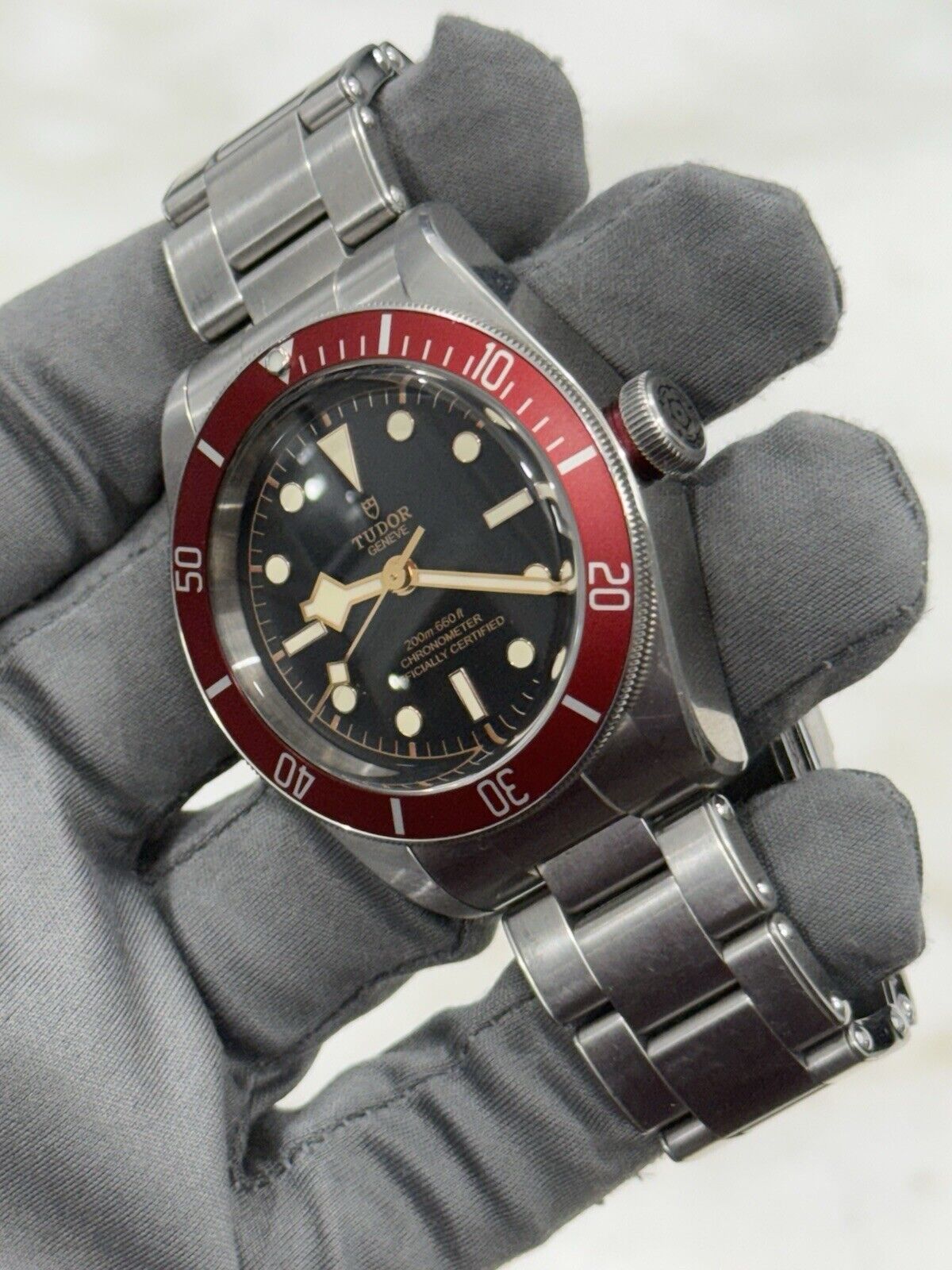 Tudor Black Bay 41 Automatic Red Bezel Stainless Steel Watch 79230R Watch