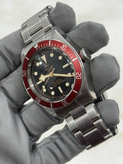 Tudor Black Bay 41 Automatic Red Bezel Stainless Steel Watch 79230R Watch