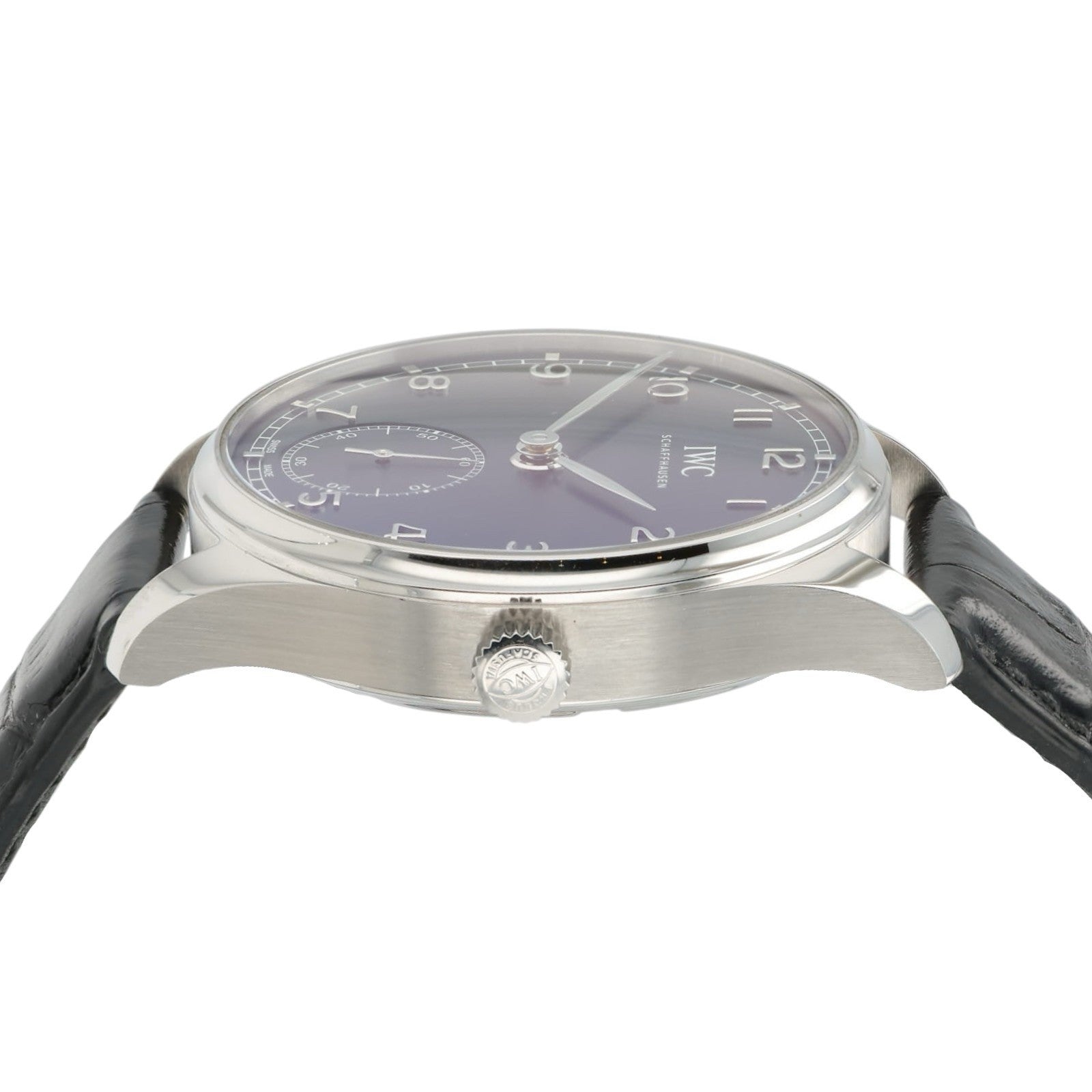 IWC Portugiesser Blue Dial Stainless Steel 40mm Automatic Mens Watch IW358305
