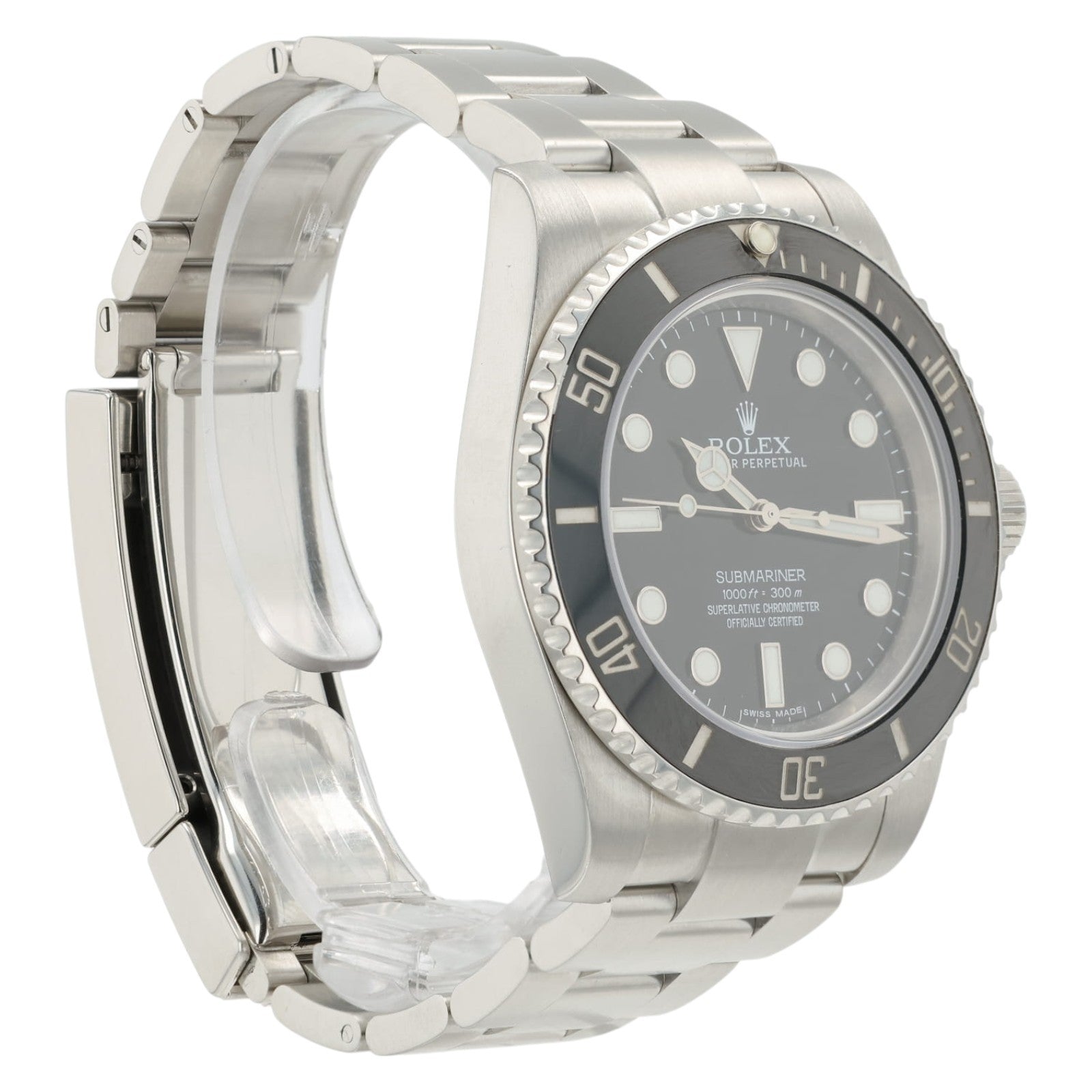 Rolex Submariner No-Date Black Dial Stainless Steel 40mm Automatic Mens 114060