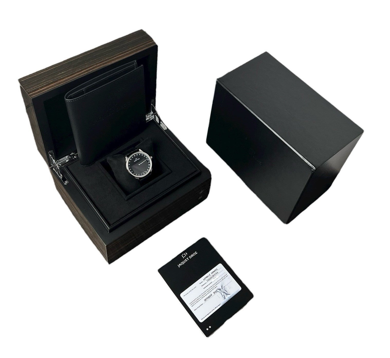 Jacquet Droz Astrale Stainless Steel Black Dial 43mm Automatic Mens J025030270