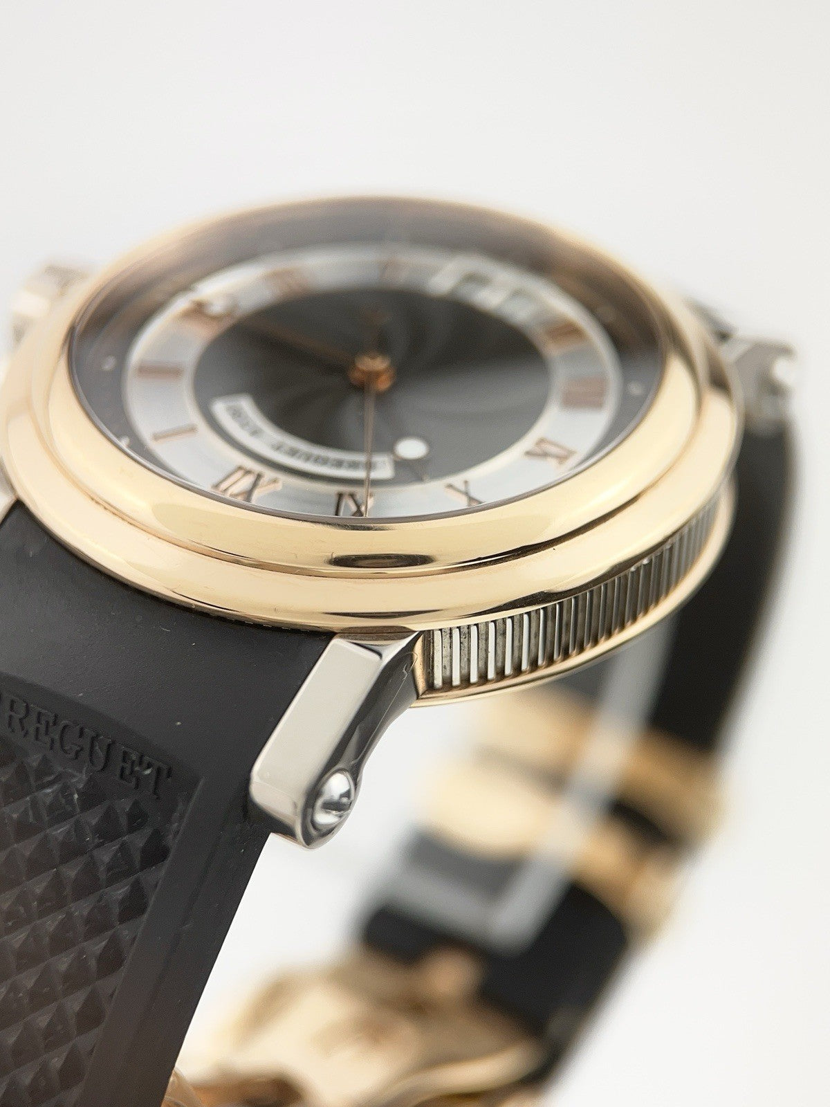 Breguet Marine 18k Gold Big Date 39mm Automatic Watch 5817BE/Z2/5V8 - Full Set