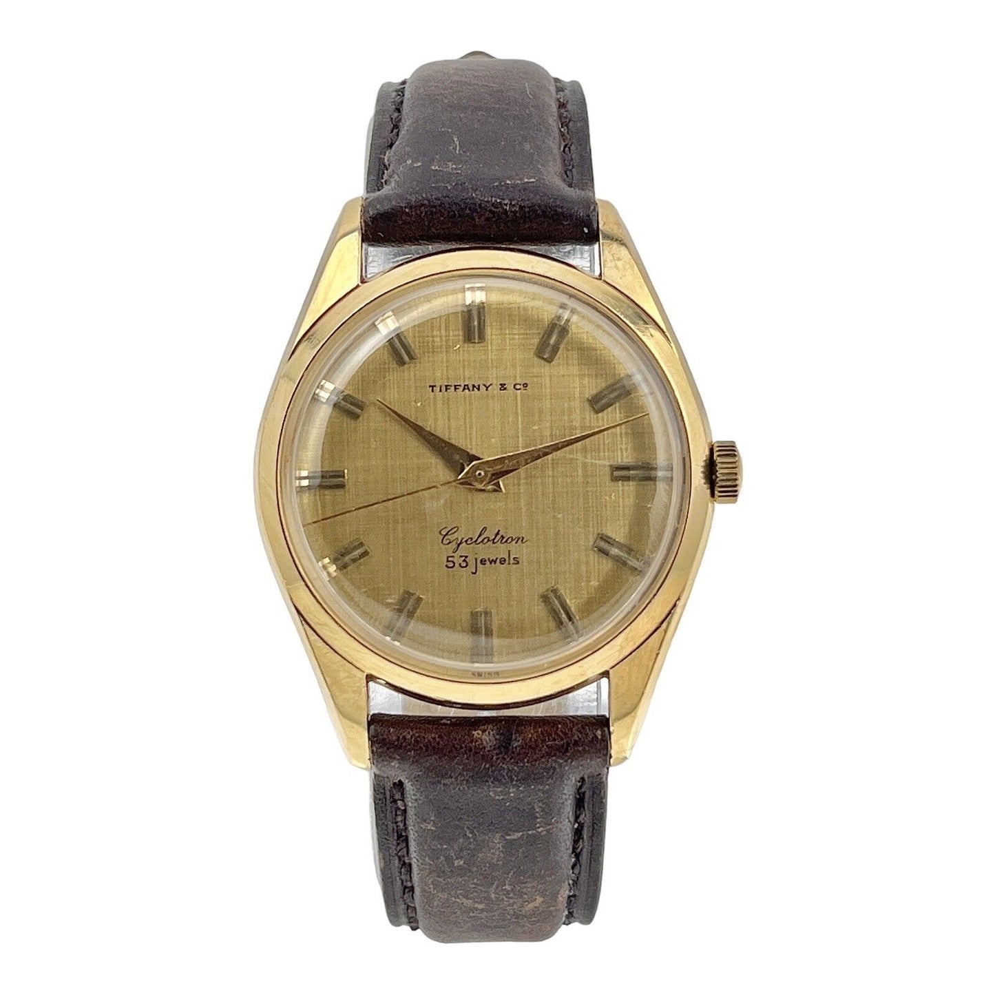 Blancpain Cyclotron For Tiffany & Co 18k Yellow Gold Automatic Watch Vintage