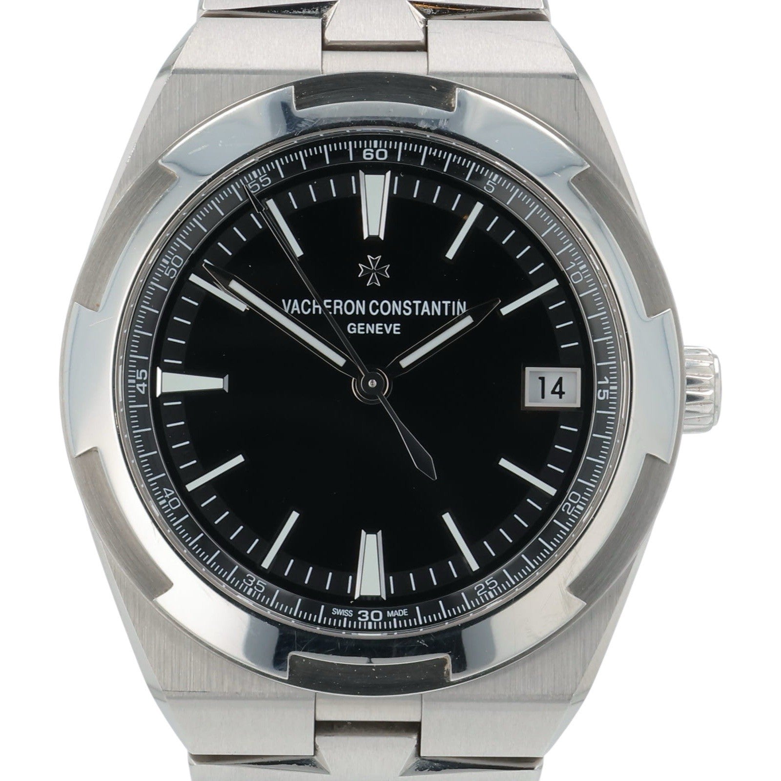 Vacheron Constantin Overseas Steel Auto 41mm Black Dial Watch 4500V/110A-B483