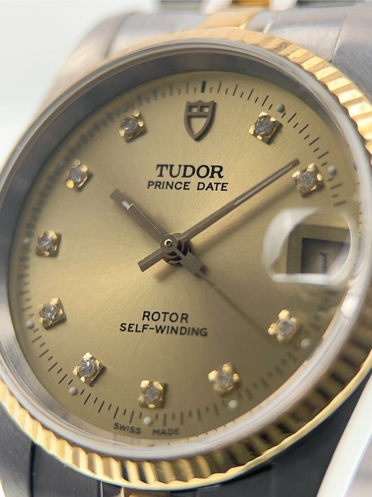 Tudor Prince Oysterdate Stainless Steel & Gold 32mm Automatic Men’s Watch 72033