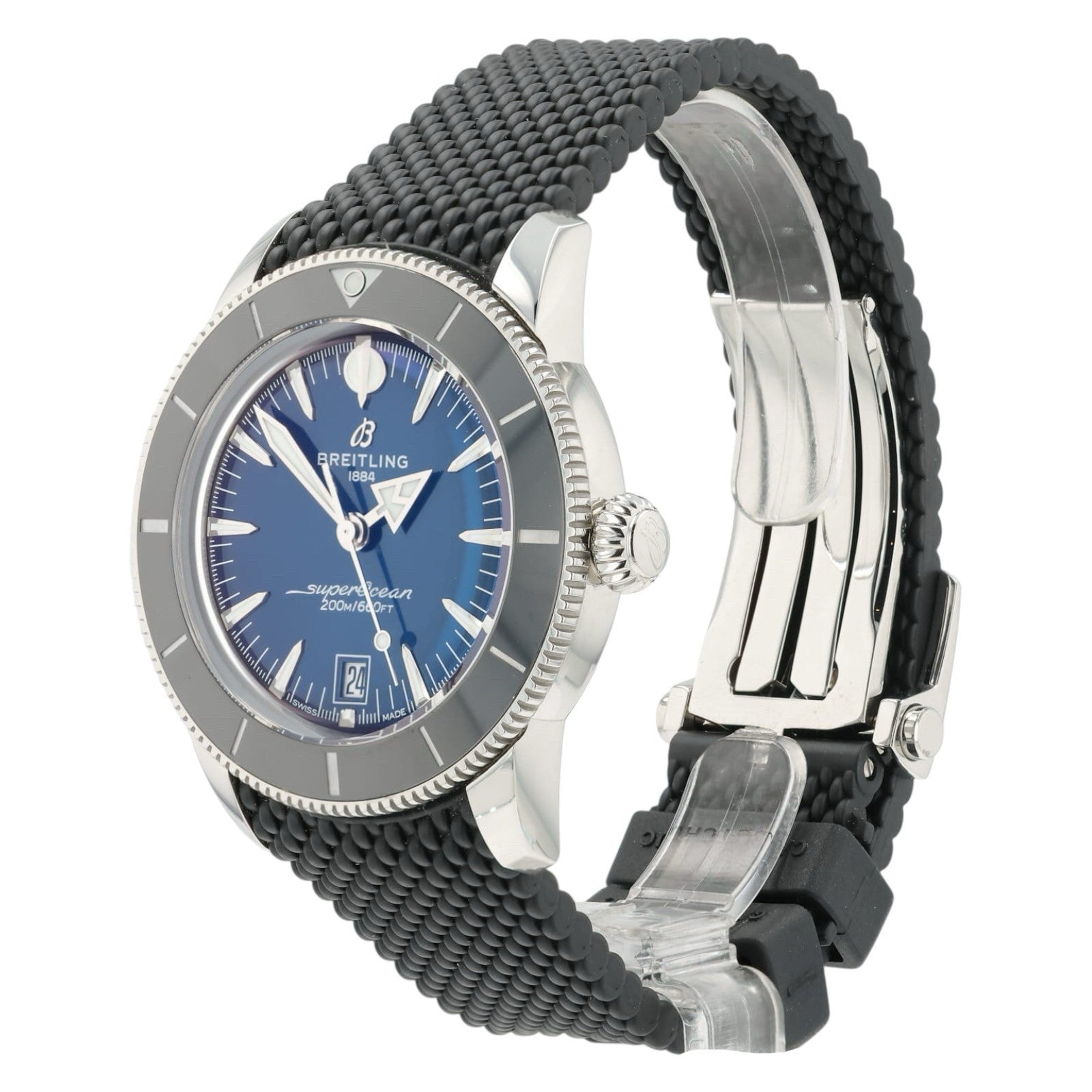 Breitling SuperOcean Heritage Blue Dial Steel 42mm Automatic Mens AB31112A1C1S1