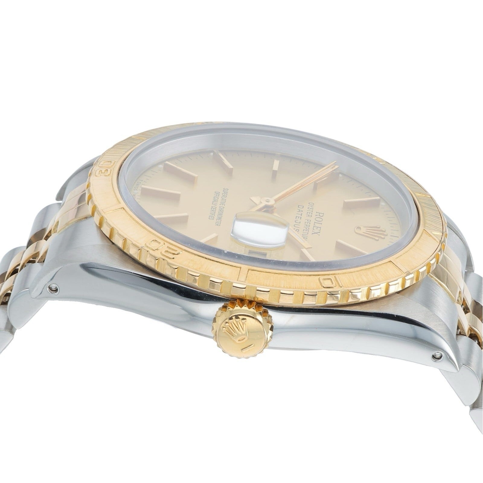 Rolex Datejust Gold & Steel Champagne Dial 36mm Automatic Men’s Watch 16233