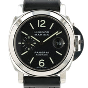 Panerai Luminor Marina Black dial Stainless Steel 44mm Automatic Mens PAM00104