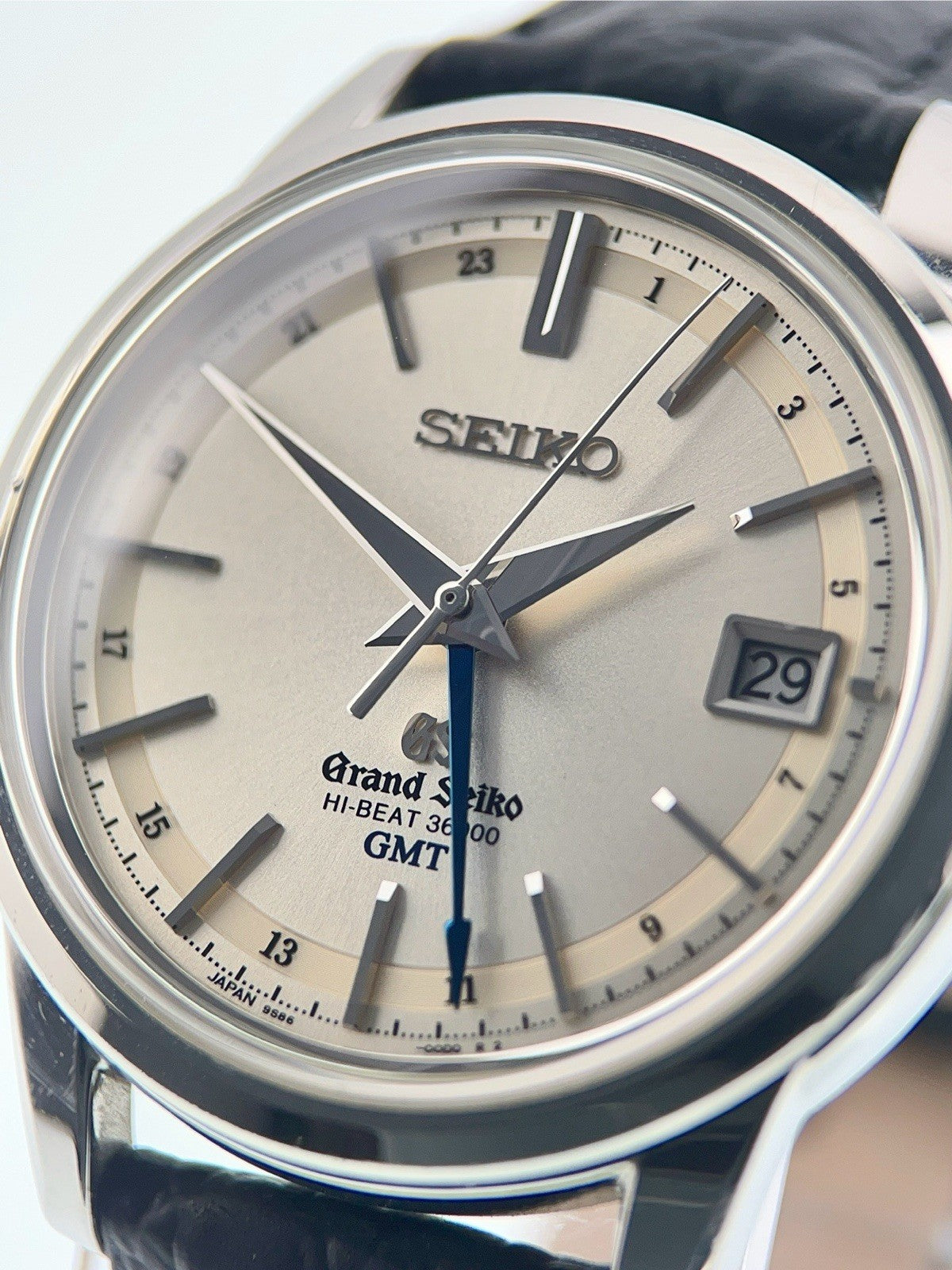 Grand Seiko Stainless Steel Silver Dial 39.5mm Automatic Mens Watch SBGJ017