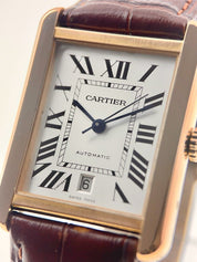 Cartier Tank Solo XL 18k Rose Gold and Steel 31mm Automatic Men’s Watch 3514