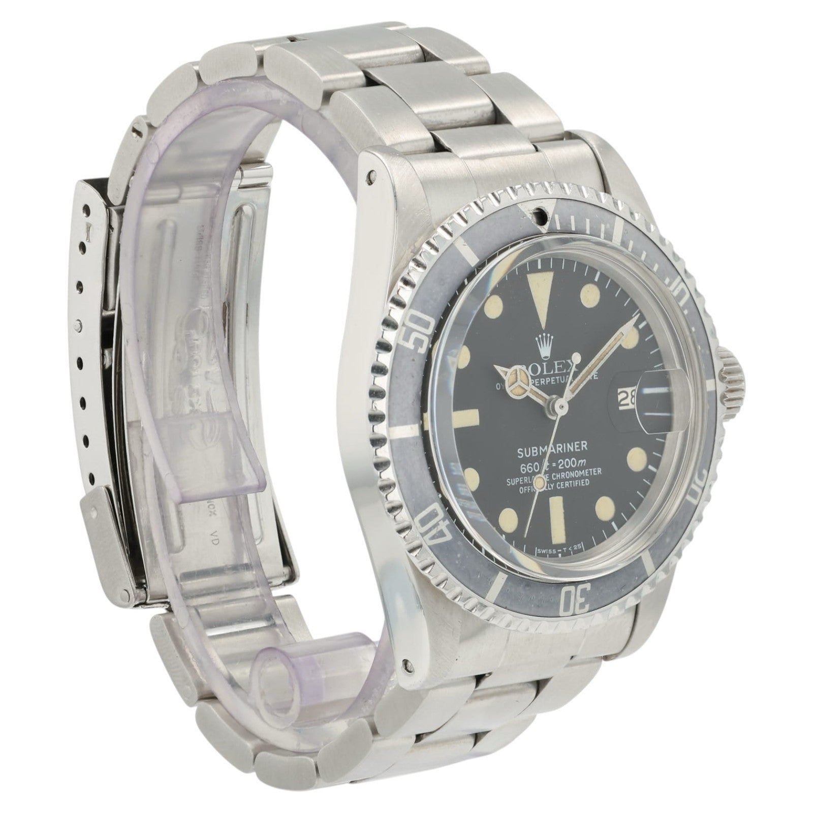 Rolex Submariner Black Dial Stainless Steel 40mm Automatic Men’s Watch 1680