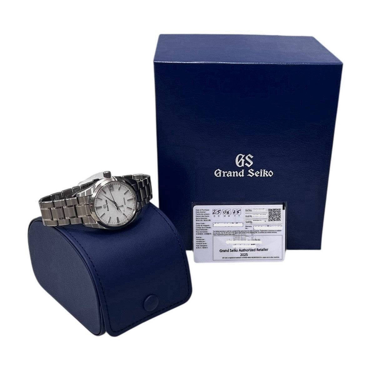 NEW 2025 Grand Seiko Heritage Titanium White Dial 41mm Automatic Mens SBGA211