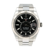Rolex Sky-Dweller Black Dial Stainless Steel 42mm Automatic Men’s Watch 336934