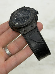 Hublot Big Bang 301.QX.1740.GR 44mm Carbon Black Dial Auto Watch - FOR PARTS