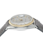 Rolex Date Silver Dial Gold And Steel Silver Dial 34mm Automatic Mens Watch 1505