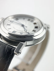 Breguet Marine Date Stainless Steel Silver Dial 39mm Automatic Men’s Watch 5817