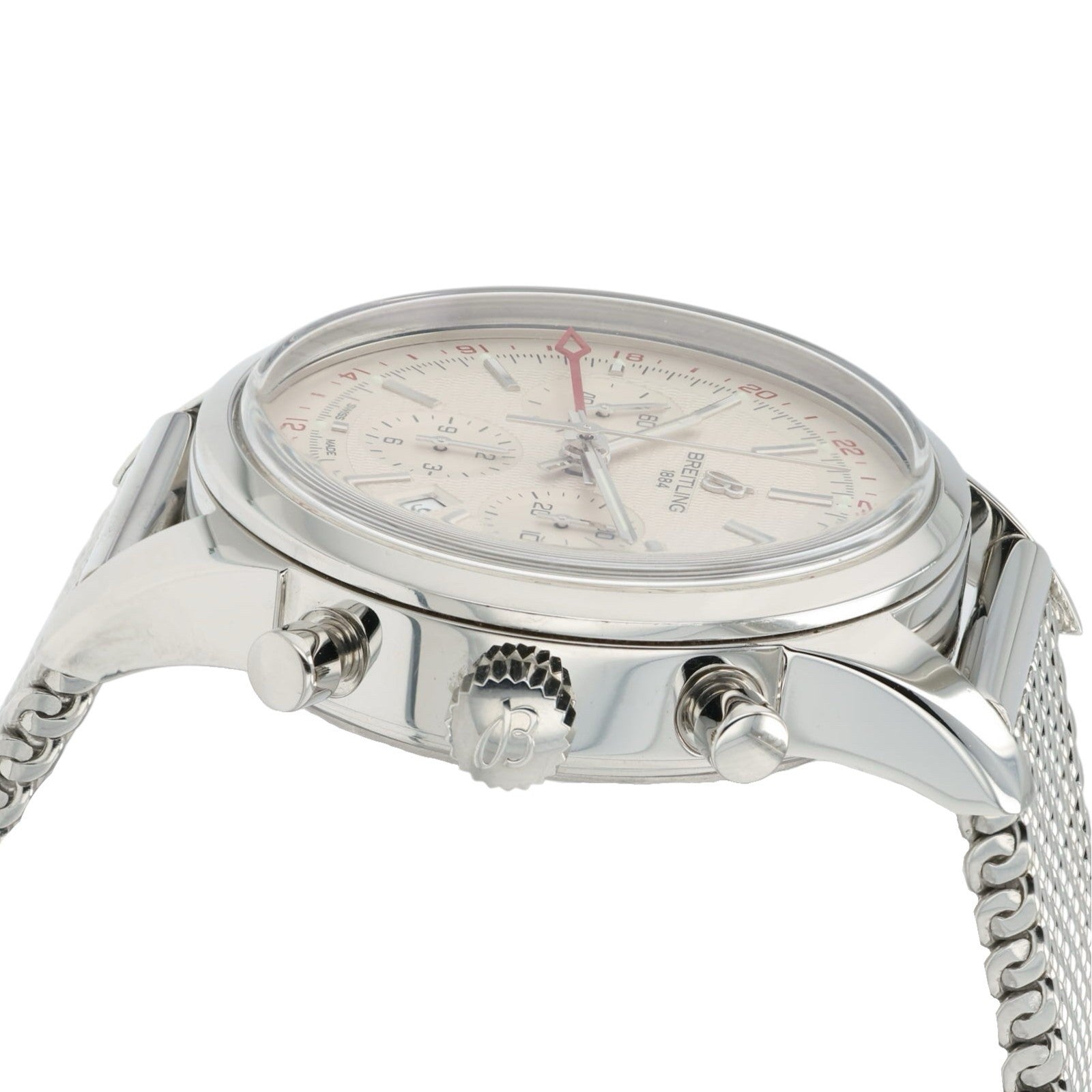 Breitling Transocean GMT Silver Dial Stainless Steel 43mm Automatic Men’s AB0451