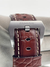 Panerai Luminor 1950 Steel Black Dial 44mm Manual Wind Men's Watch PAM00233