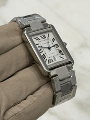 Cartier Tank Solo XL 3515 Stainless Steel 31mm Automatic Mens Watch W5200028