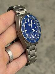 Tudor Pelagos Date Blue Dial Titanium Automatic Mens Watch 25600TB - Watch Only