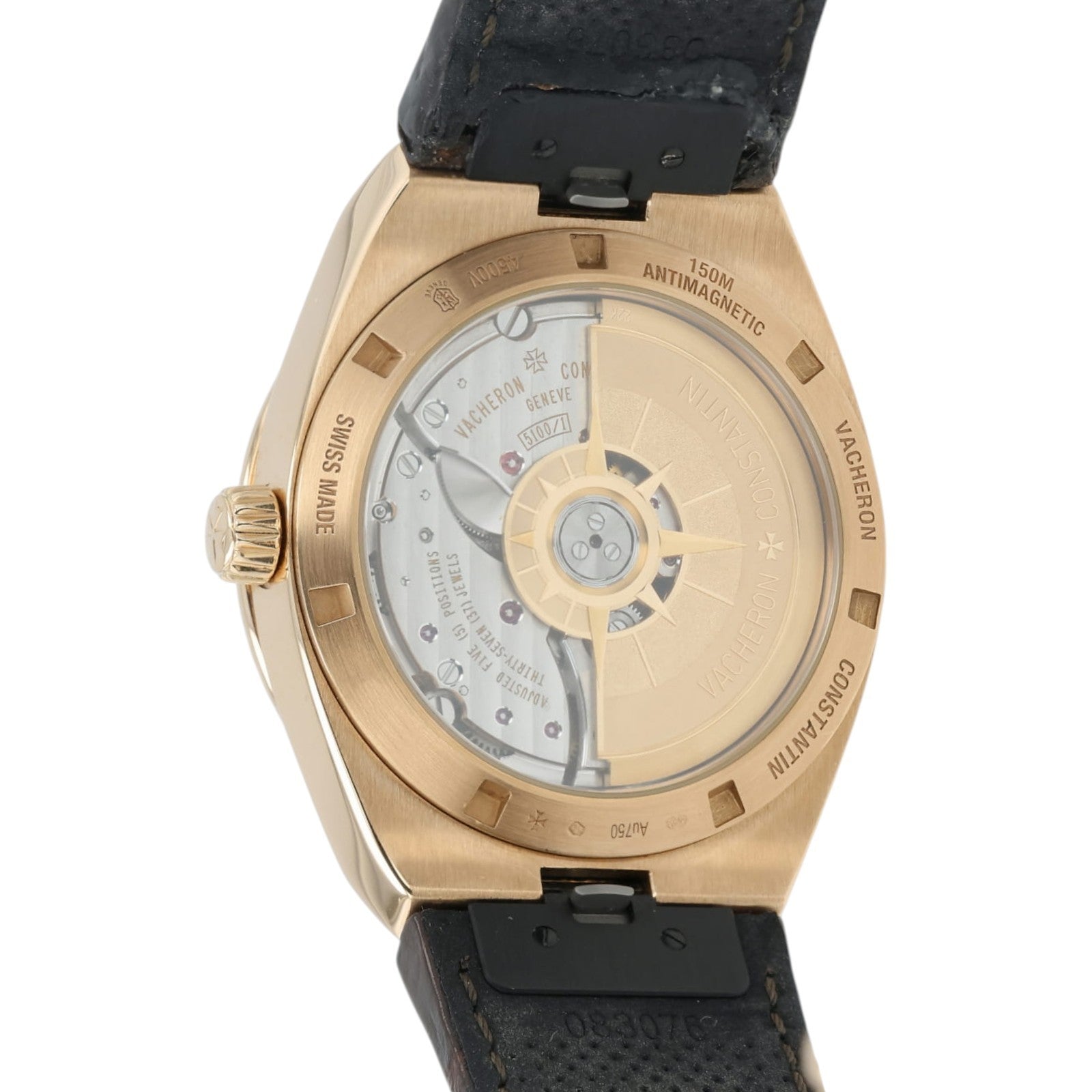 Vacheron Constantin Overseas 18k Rose Gold Silver Dial 41mm Auto 4500V/000R-B127