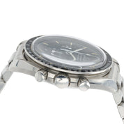 Omega Speedmaster Stainless Steel Black Dial 42mm Manual Wind Mens Watch 145.002