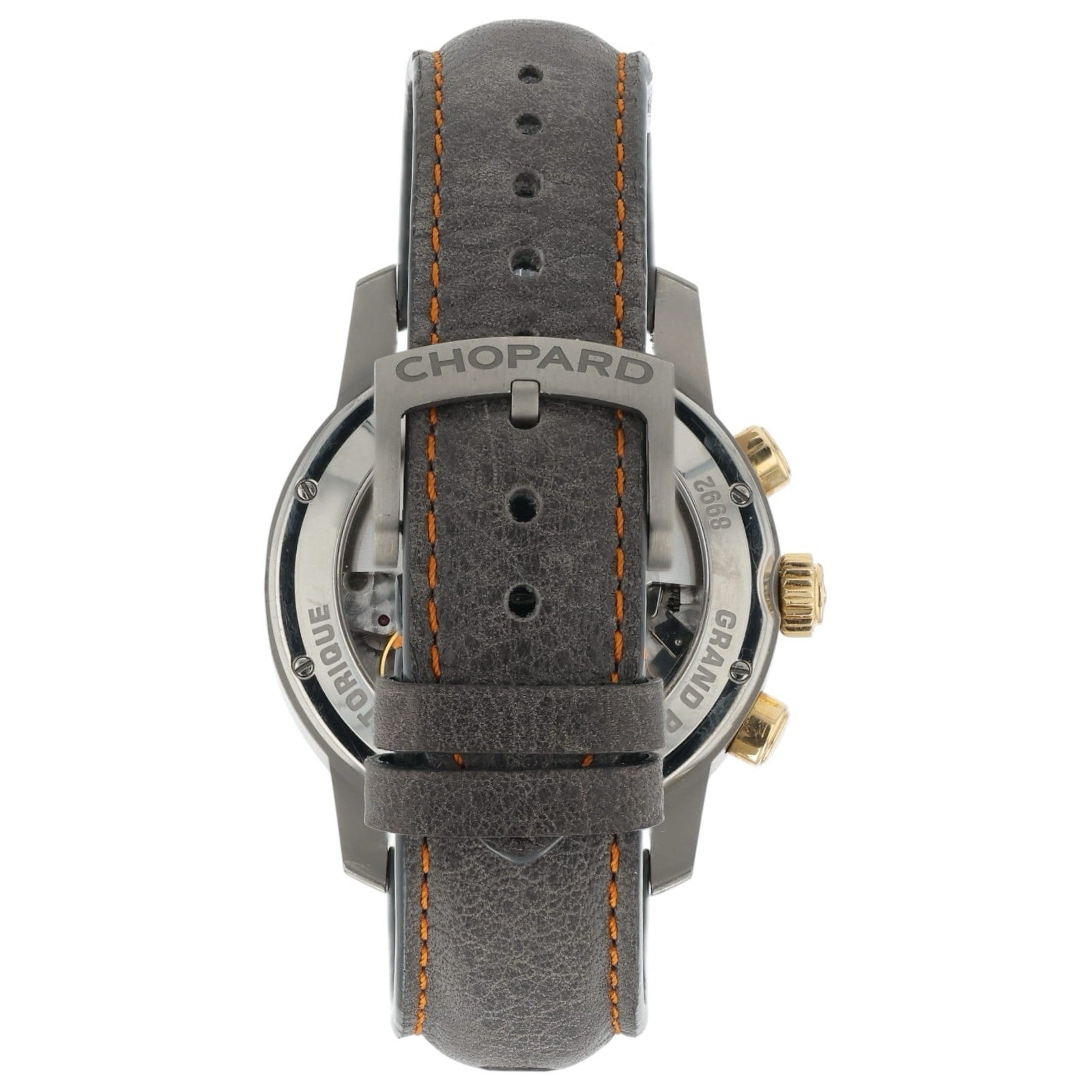 Chopard Grand Prix Grey Dial Titanium & Rose Gold 42mm Automatic Mens Watch 8992