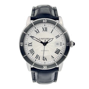 Cartier Ronde de Cartier Stainless Steel Silver Dial 42mm Automatic WSRN000