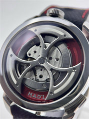 MB&F M.A.D. Editions MAD 1 Red Limited Edition Automatic Watch 42mm Box & Papers