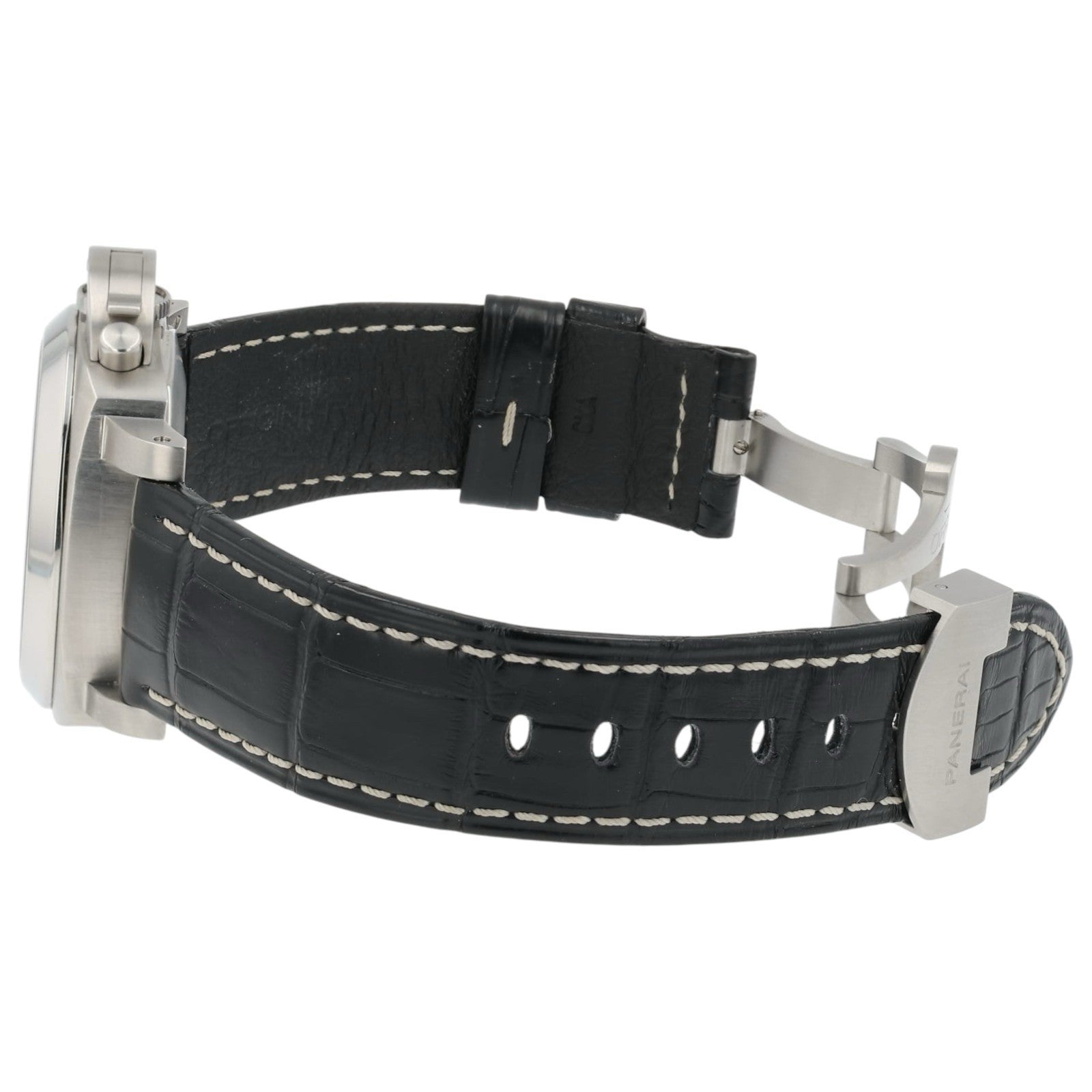 Panerai Luminor Chronograph Black Dial Steel 40mm Automatic Mens Watch PAM00310