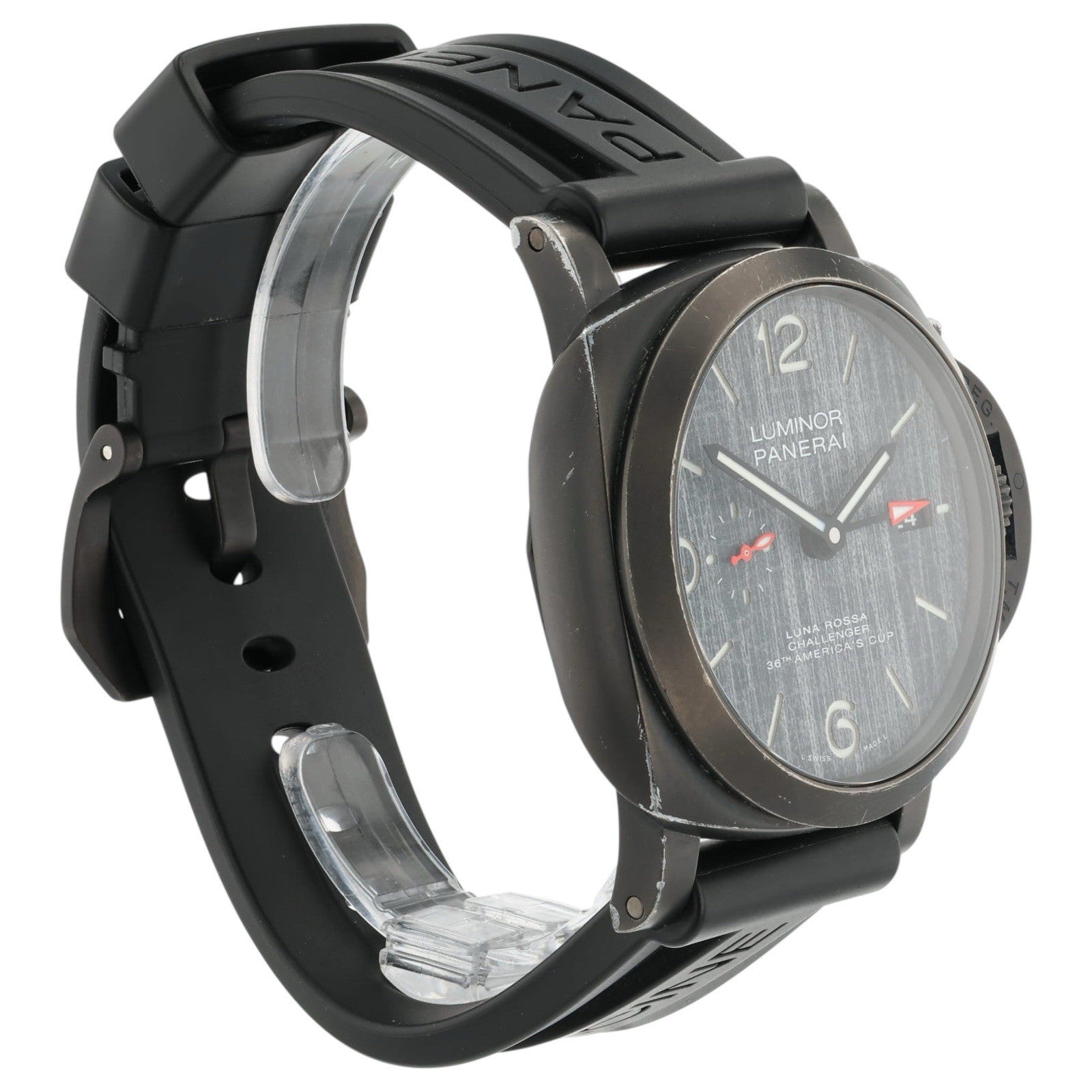 Panerai Luminor Luna Rossa Titanium Grey Dial 44mm Automatic Mens Watch PAM01036