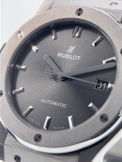 Hublot Classic Fusion Racing Grey Titanium Grey Dial 45mm Auto 511.NX.707.LR