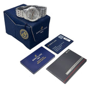 NEW Breitling Premier Day Date Silver Dial 40mm Automatic Men's Watch A45340