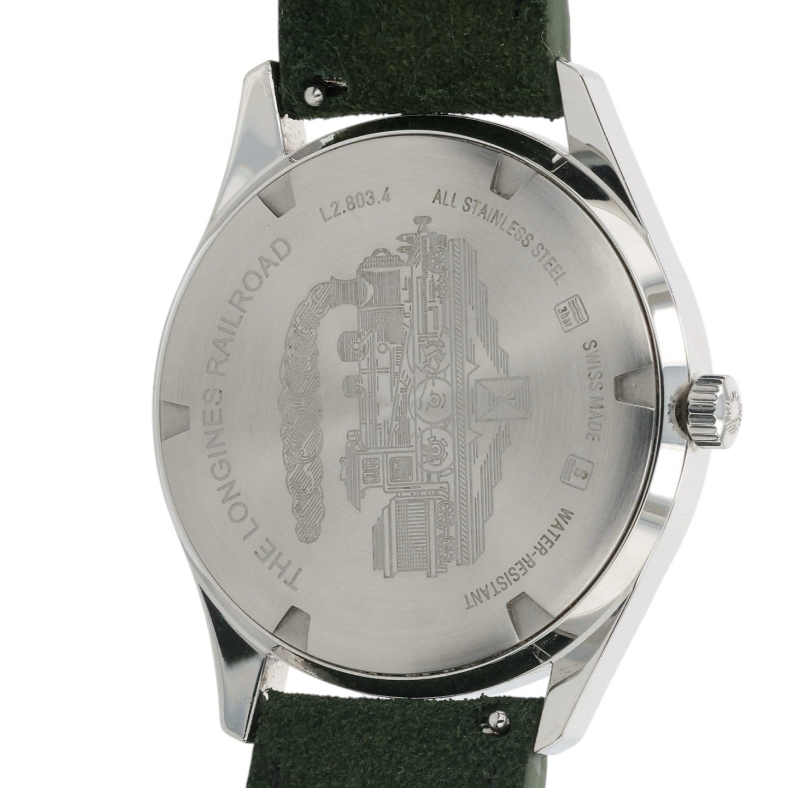 Longines Heritage Railroad White Dial Stainless Steel 40mm Automatic L2.803.4